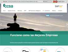 Tablet Screenshot of ccsaconsultoria.com